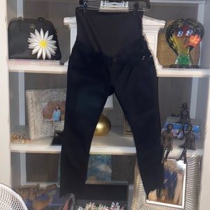 Abercrombie & fitch black denim  jeans maternity jeans 28 6 super skinny ankle